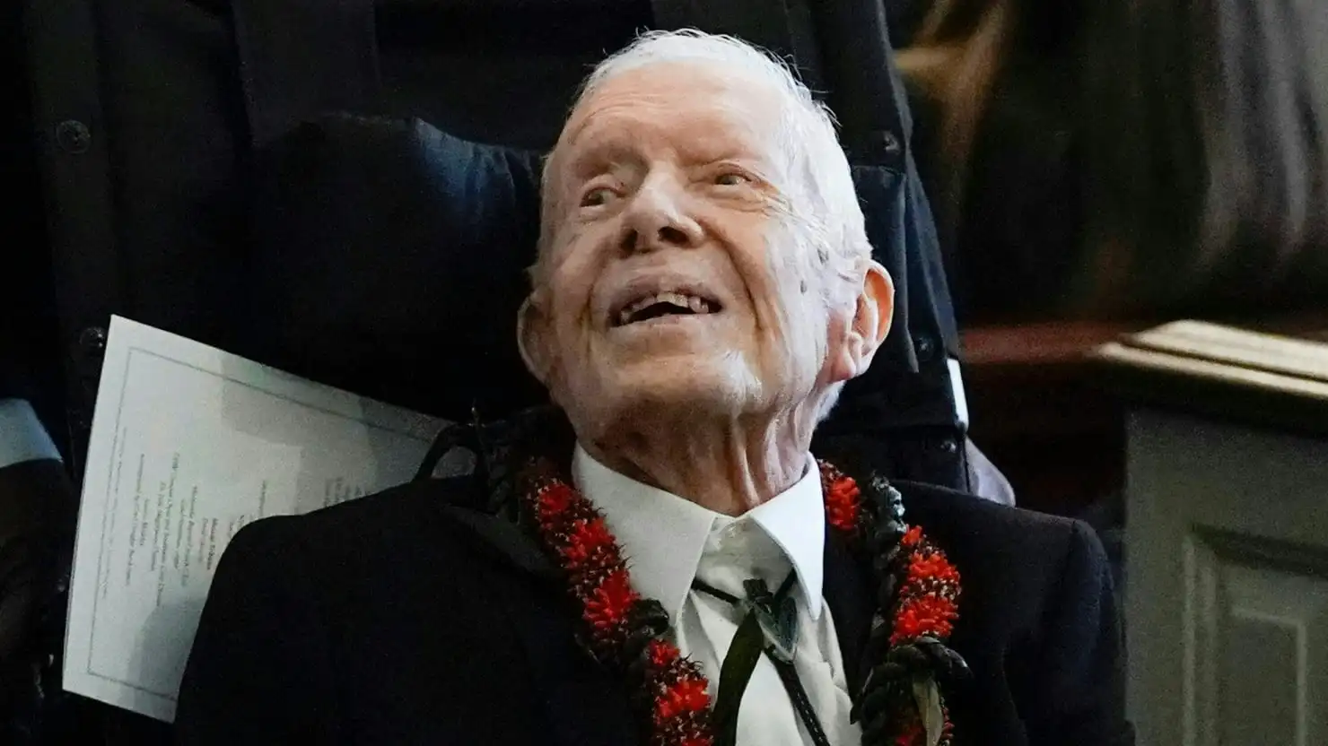 Jimmy Carter Says He’s Hanging On to Vote for Kamala Harris