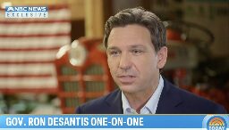 Ron DeSantis in NBC Interview: 'Of Course' Trump Lost 2020