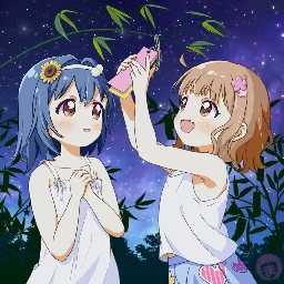 "Tanabata" 「七夕」🌻🌸 by まりーや [Yuru Yuri]