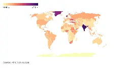 Linux desktop share by region (December, 2023)