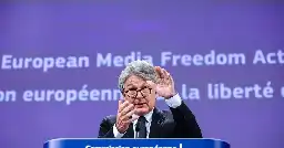 EU negotiators reach deal on media law to curb spying on reporters