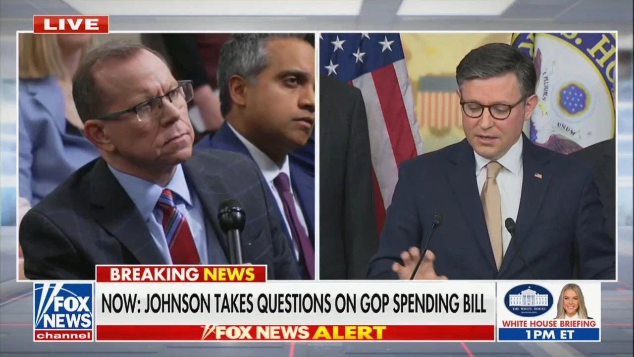 Fox News Reporter Calls Out Speaker Johnson for Blaming Shutdown on Dems: Doesn’t That Mean ‘You Don’t Have the Votes?’