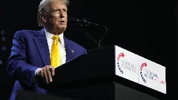 Trump to make taped remarks to a Christian group that calls for abortion to be 'eradicated entirely'