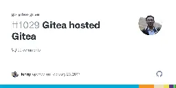 Gitea hosted Gitea · Issue #1029 · go-gitea/gitea