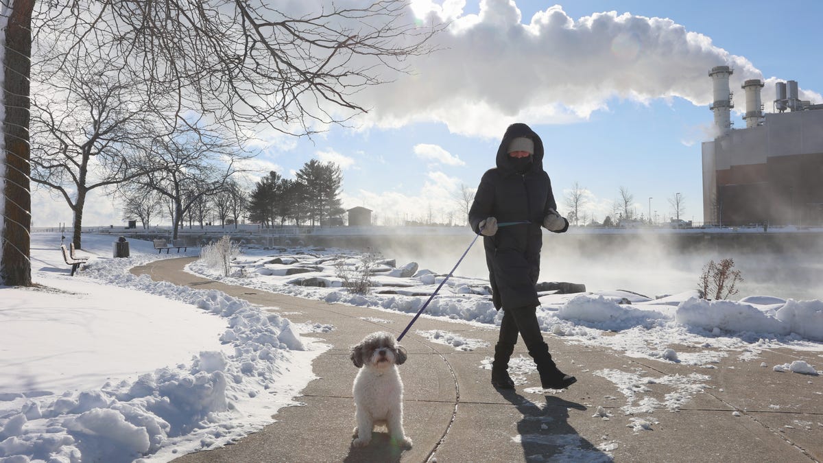 What were the coldest recorded temperatures in Wisconsin this week?