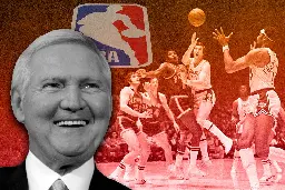 NBA legend Jerry West, whose silhouette is on the league’s logo, dies aged 86