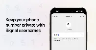 Signal introduce gli username per mantenere il numero privato!