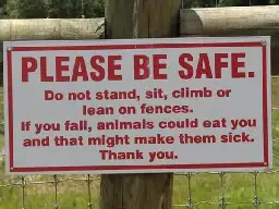 Amusing Wildlife and Animal Signs (Pics)