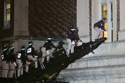 NYPD officer fired gun while clearing protesters at Columbia: Live