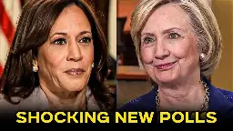 SHOCK: New Polls Show Hillary Clinton And Kamala Harris Beating Trump