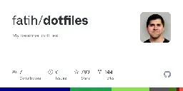 GitHub - fatih/dotfiles: My personal dotfiles