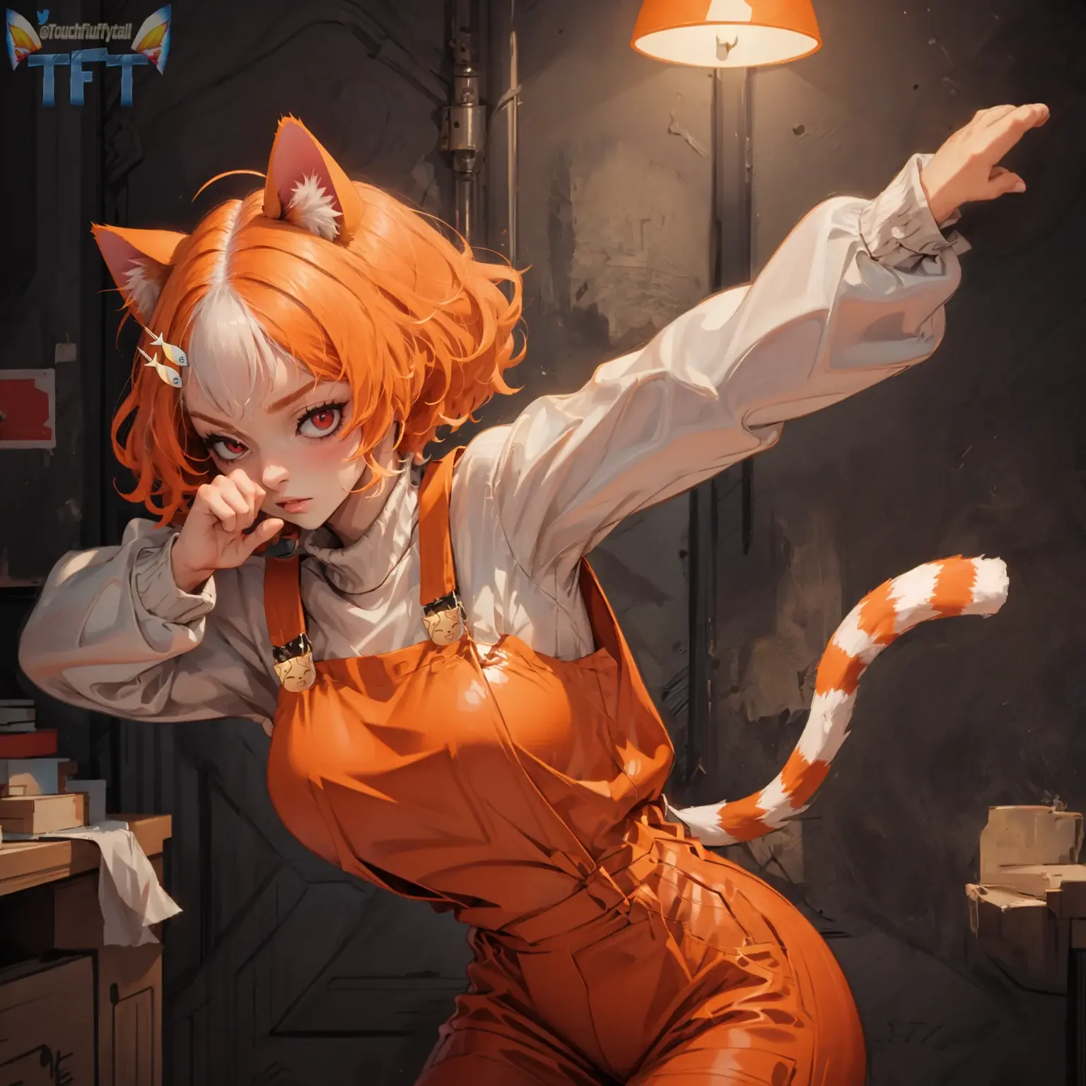 Marsey Catgirl dabbing