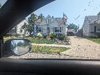 Homeboy down the street made his house look like a boost mobile