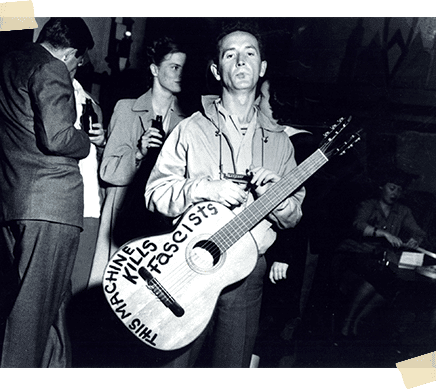 Woody Guthrie’s guitar