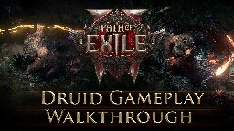 Path of Exile 2 - Gamescom Druid Gameplay Walkthrough