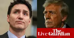 Trump to pause Canada tariffs for at least 30 days, Trudeau says – live