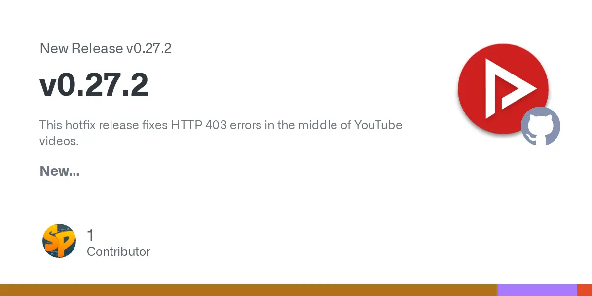 Release v0.27.2 · TeamNewPipe/NewPipe