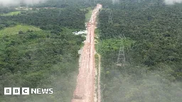 Amazon rainforest cut down to build highway for COP climate summit