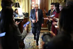 Schumer postpones book tour due to ‘security concerns’ amid anger from Democrats over government funding fight