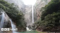 Yuntai: Hiker finds pipe feeding China's tallest waterfall