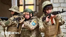 Ukraine war: Meet Bucha's female unit who gun down Russian drones