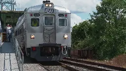 New Coastliner train runs trial trips from Wiscasset to Bath