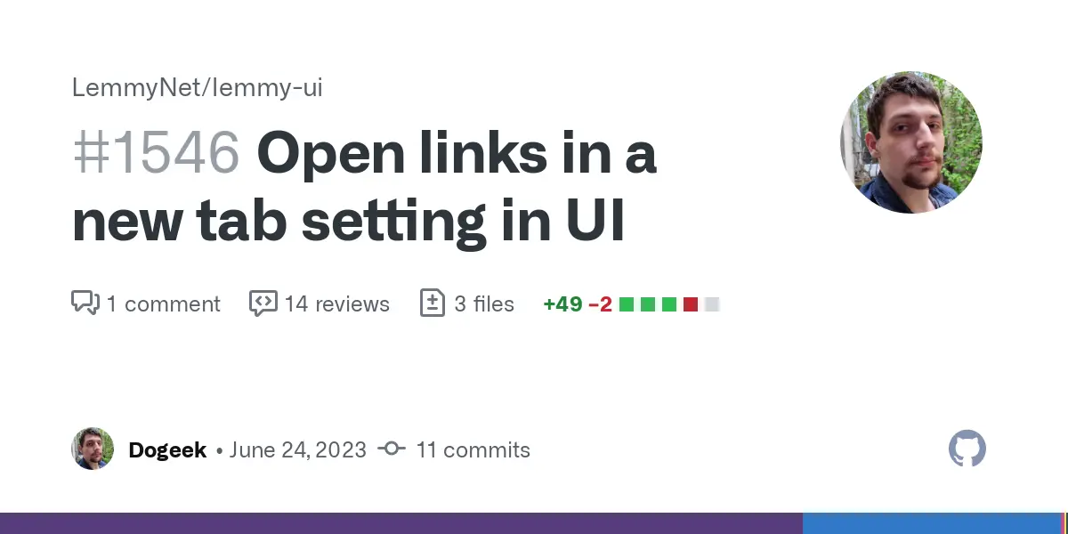 Open links in a new tab setting in UI by Dogeek · Pull Request #1546 · LemmyNet/lemmy-ui