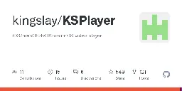 GitHub - kingslay/KSPlayer: iOS/macOS/tvOS/visionOS video player