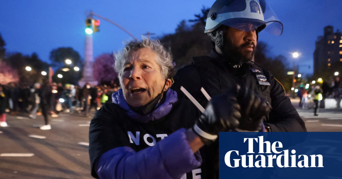 ‘Not like other Passovers’: hundreds of Jewish demonstrators arrested after New York protest seder