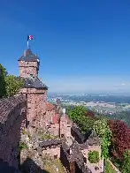 Le Haut-Kœnigsbourg (Bas-Rhin), aujourd'hui