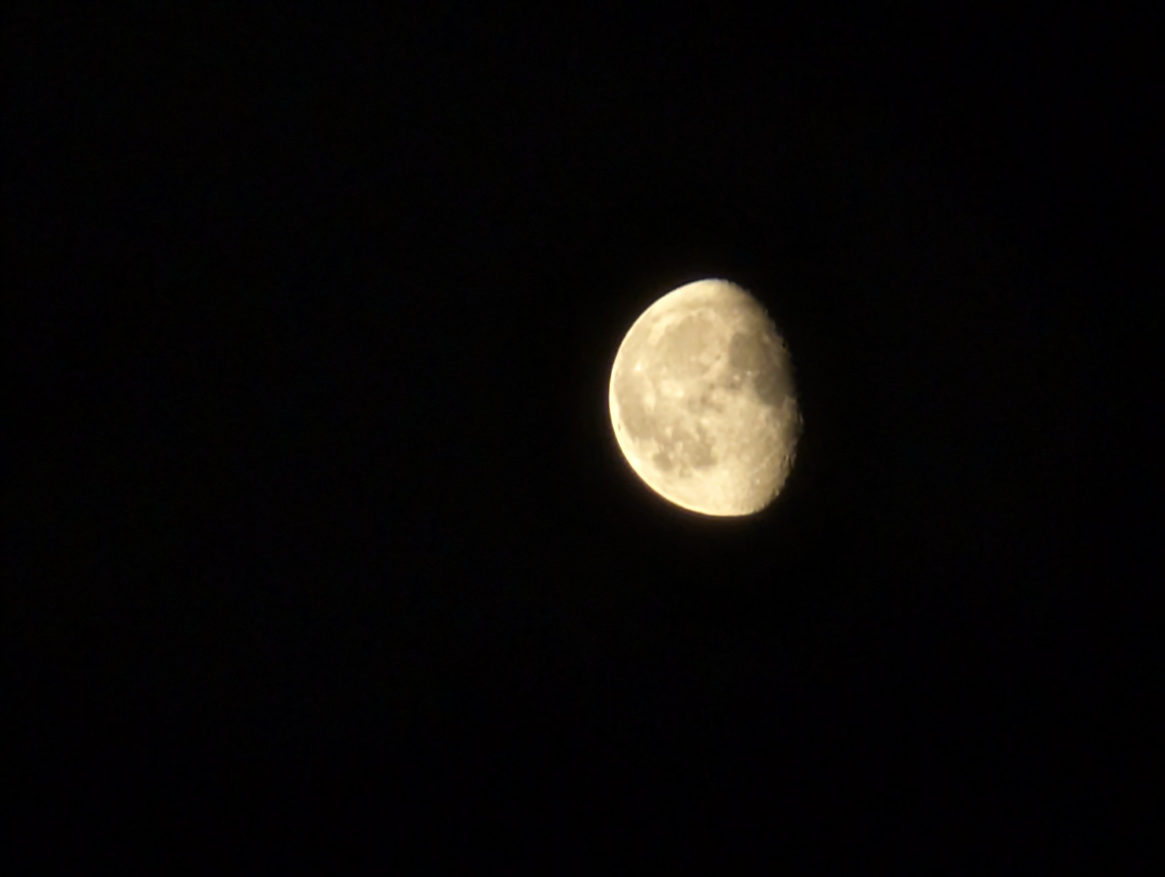 Tonight's moon.