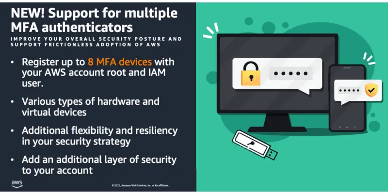 You can now assign multiple MFA devices in IAM | Amazon Web Services