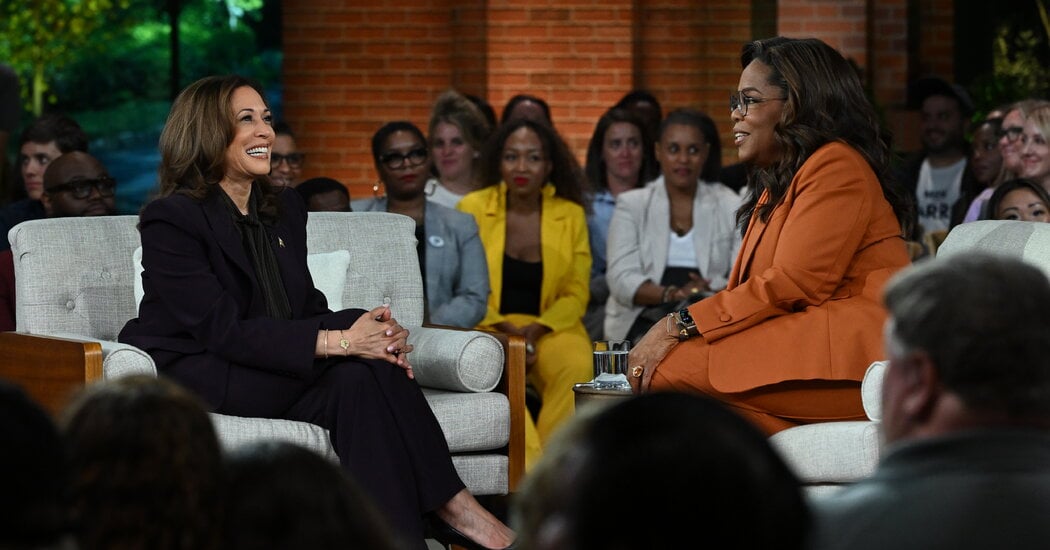 Harris Hits Core Campaign Themes in Emotional Forum With Oprah Winfrey