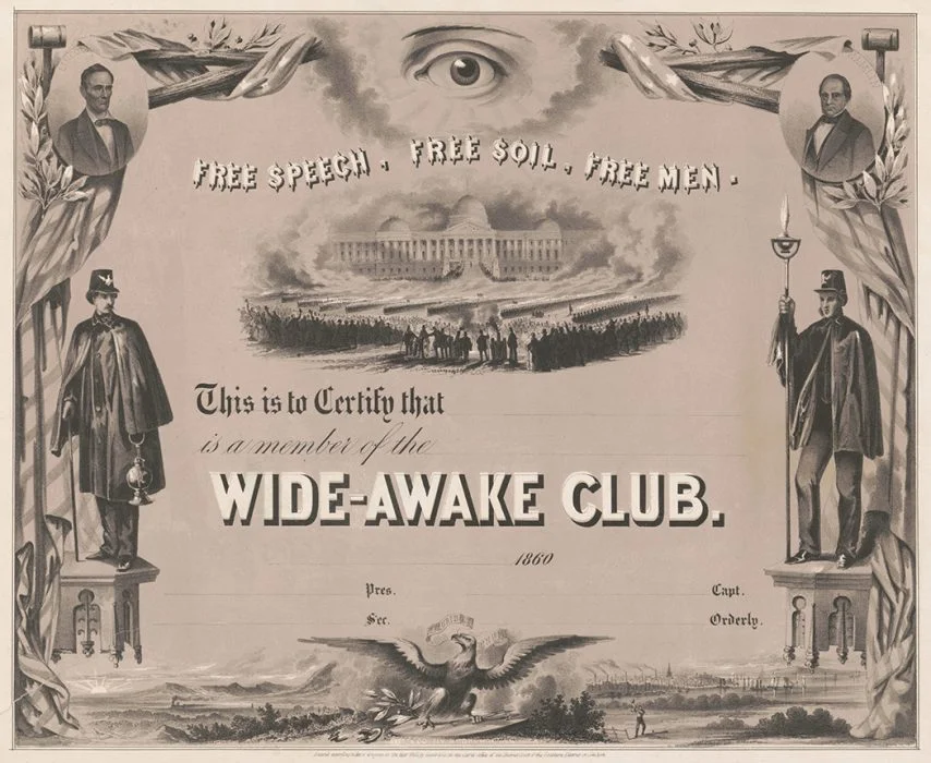 Wide Awake Club Certificate