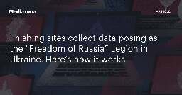 Phishing sites collect data posing as the “Freedom of Russia” Legion in Ukraine. Here’s how it works