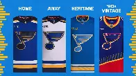 Blues announce jersey schedule for 2023-24 season