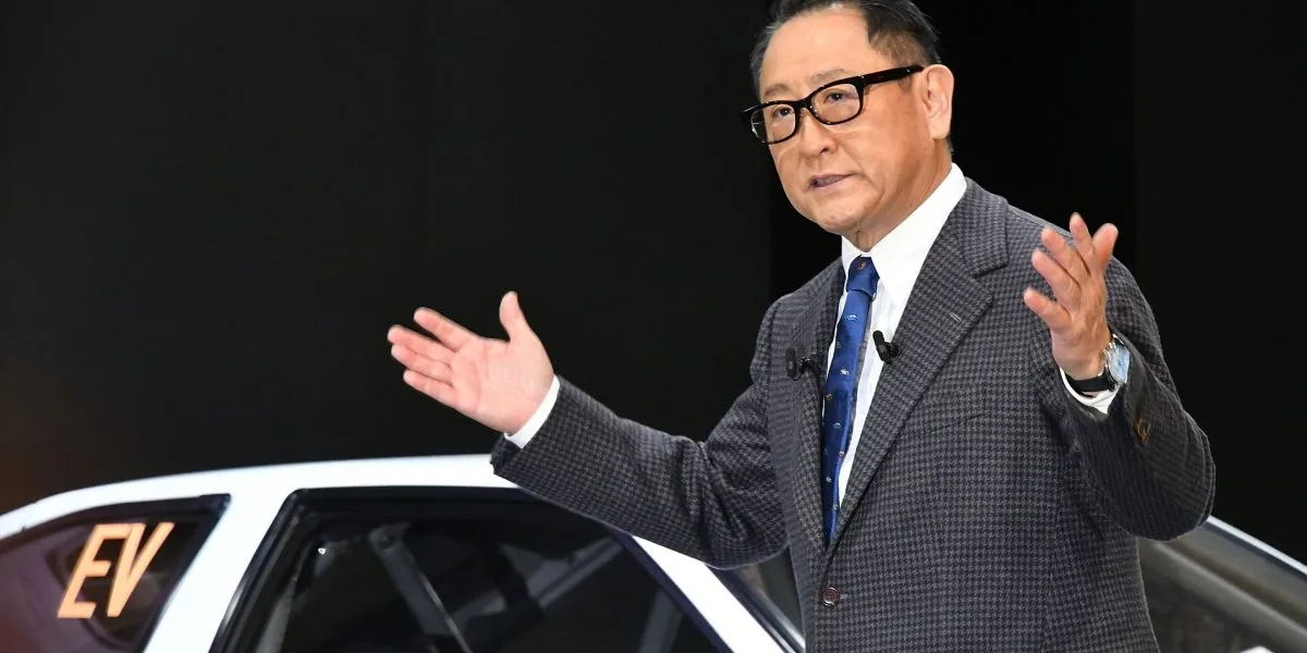 Toyota’s chairman doubles down on his electric car skepticism, forecasting that EV adoption will peak at just 30%