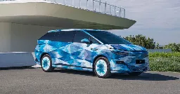 XPeng offers first (camo'd) glimpse at its upcoming X9 multipurpose vehicle (MPV)