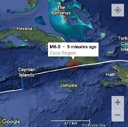 Earthquake Strikes Southern Cuba: Magnitude 6.0 - teleSUR English