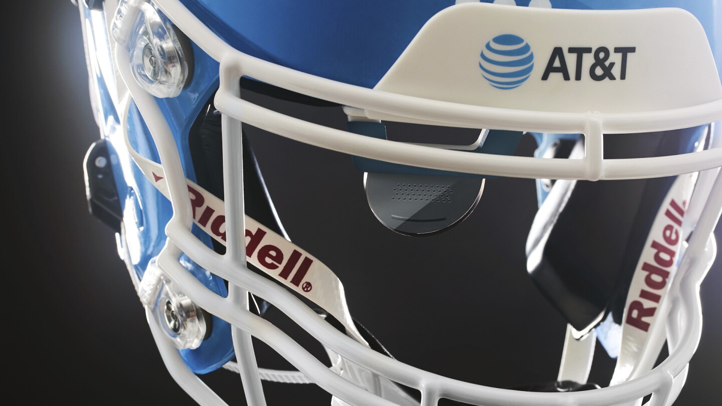 AT&amp;T and Gallaudet University unveil a football helmet for deaf and hard of hearing quarterbacks