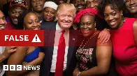 Trump supporters target black voters with faked AI images