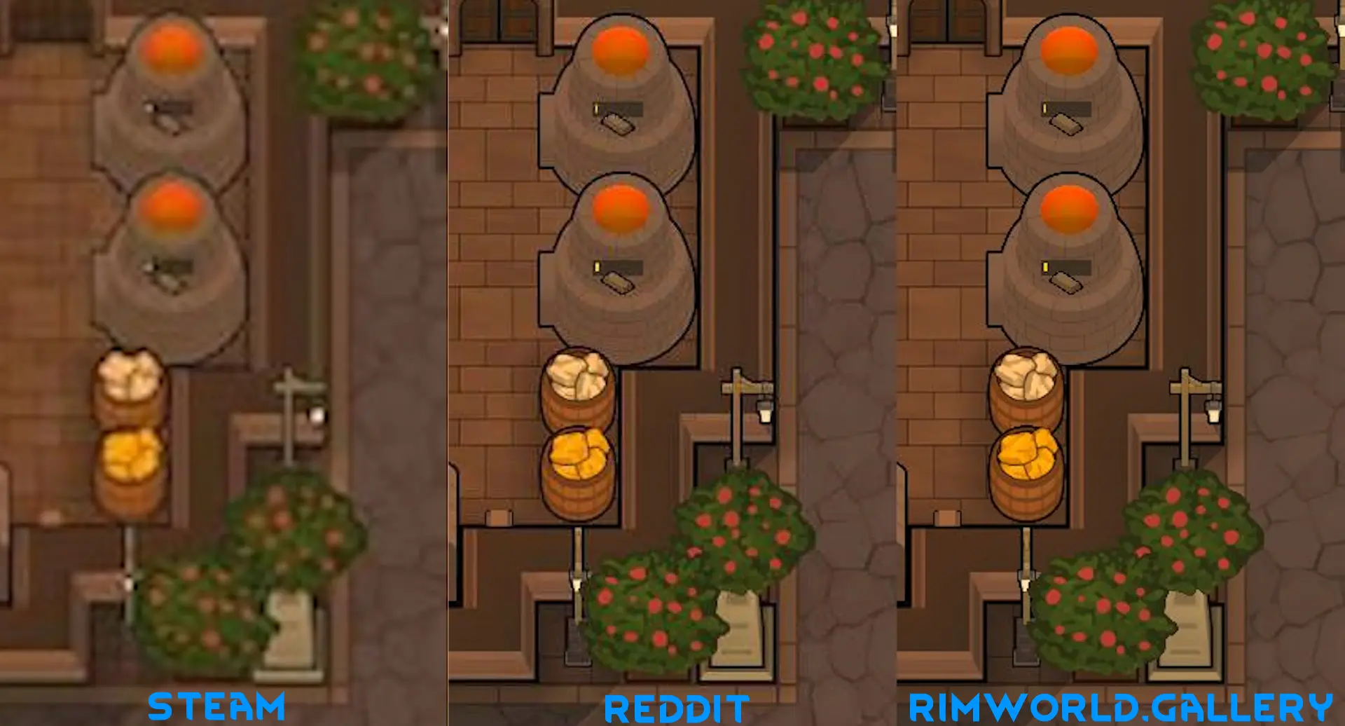 Quality comparison of Rimworld renders on Steam/Reddit/rimworld.gallery - RimWorldPorn_General - RimWorld Gallery