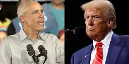 Harris Rally Erupts In Cheers After Obama Uses Trump's Favorite Line Of Attack Against Him