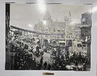 Arrival of San Francisco/San Joaquin Valley Railroad Parade, Bakersfield, California, May 27, 1898