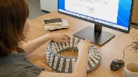 Google showcases bizarre double-sided Japanese keyboard, which it won't sell — the keyboard uses a Möbius strip as its foundation