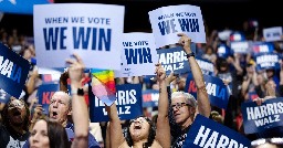 Harris' campaign is transforming big crowds into volunteers on the ground in key swing states