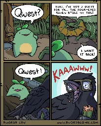 "Quest Sprout Returns" - [Swords Comic]