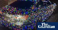 Victoria police pull over driver of BMW ‘illegally’ covered in Christmas lights