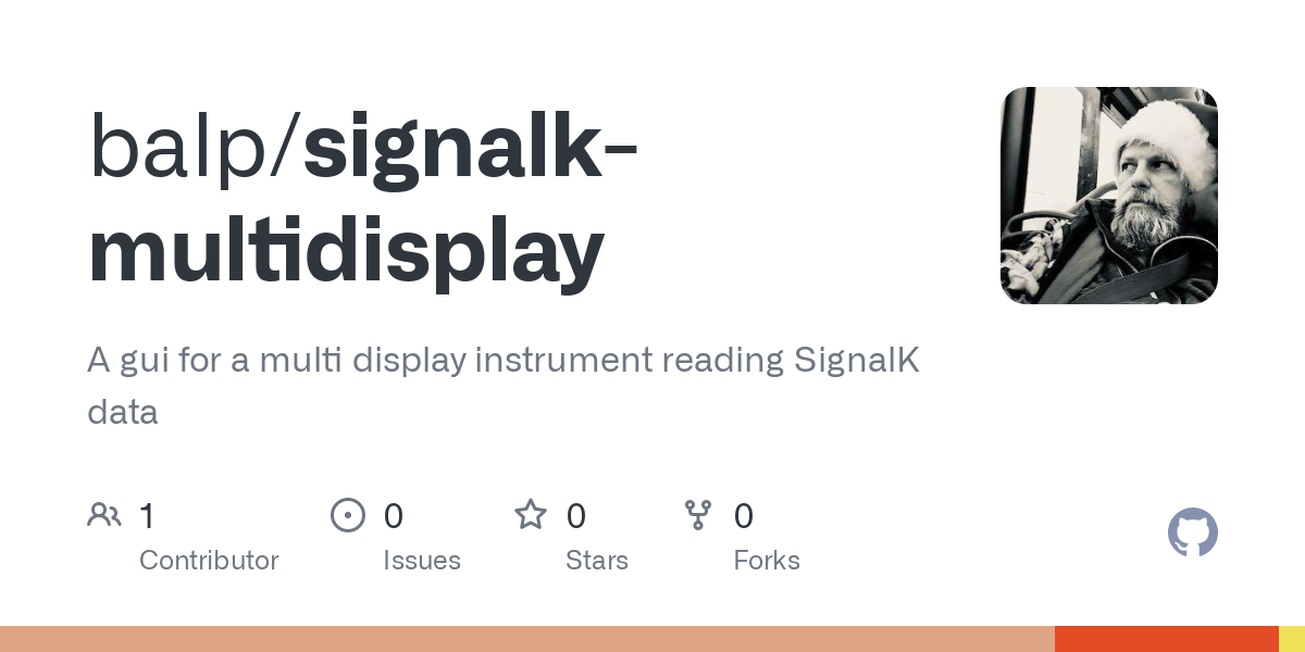 GitHub - balp/signalk-multidisplay: A gui for a multi display instrument reading SignalK data