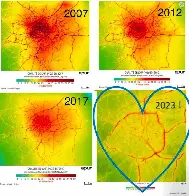 Paris air quality 2007-2023